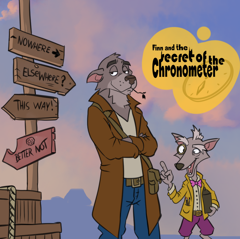 Finn and the Secret of the Chronometer – Artwork